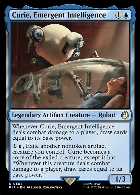 Curie, Emergent Intelligence (558) - Foil Lightly Played / pip