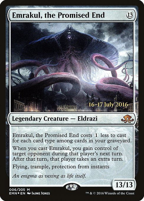 Emrakul, the Promised End (6s) - Foil Lightly Played / emn