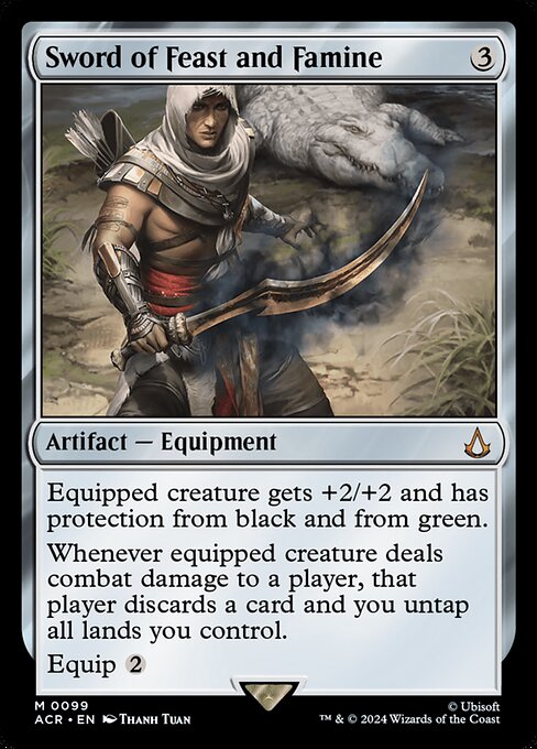 Sword of Feast and Famine (99) - Lightly Played / acr