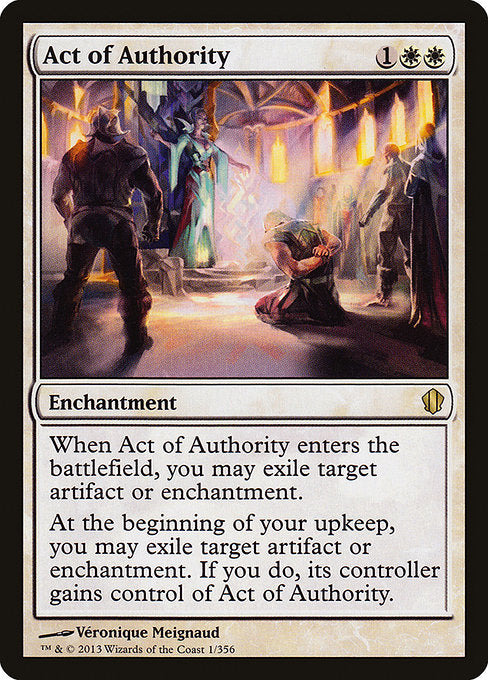 Act of Authority (1) - Lightly Played / c13
