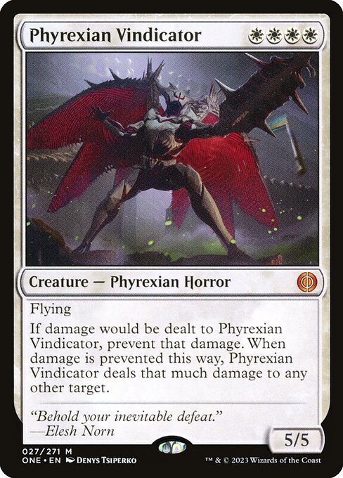 Phyrexian Vindicator (27) - Foil Lightly Played / one