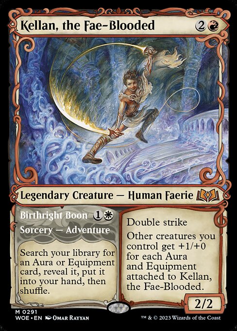Kellan, the Fae-Blooded // Birthright Boon (291) - SHOWCASE - Lightly Played / woe