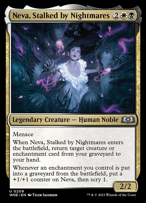 Neva, Stalked by Nightmares (209) - Lightly Played / woe