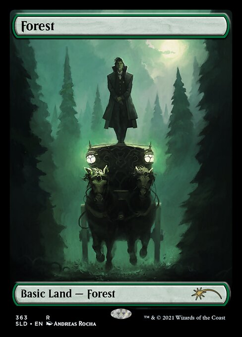 Forest (363) - FULL ART - Lightly Played / sld