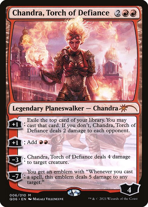 Chandra, Torch of Defiance (6) - Lightly Played / q06