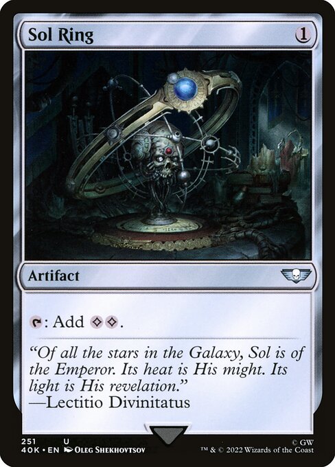 Sol Ring (251) - Lightly Played / 40k