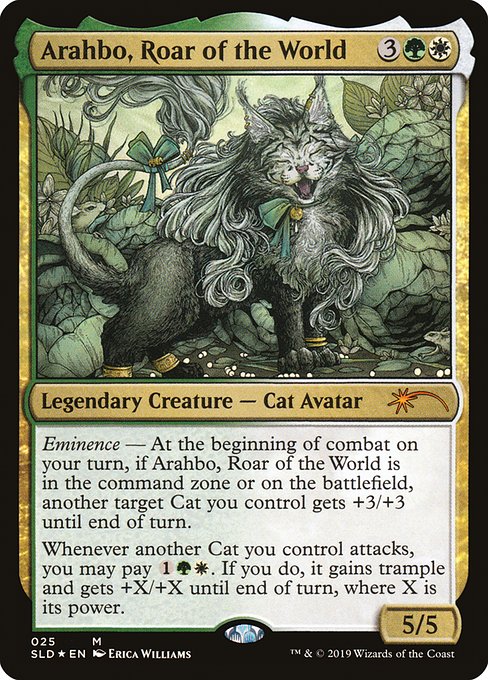 Arahbo, Roar of the World (25) - Foil Lightly Played / sld