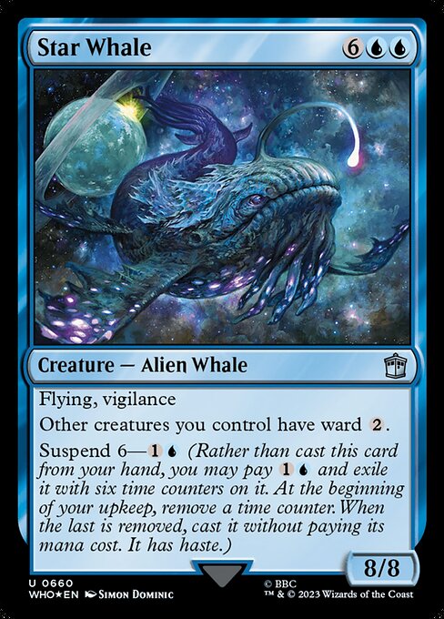 Star Whale (660) - Foil Lightly Played / who
