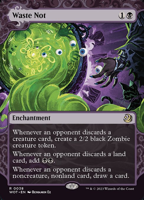 Waste Not (38) - BORDERLESS - Lightly Played / woe