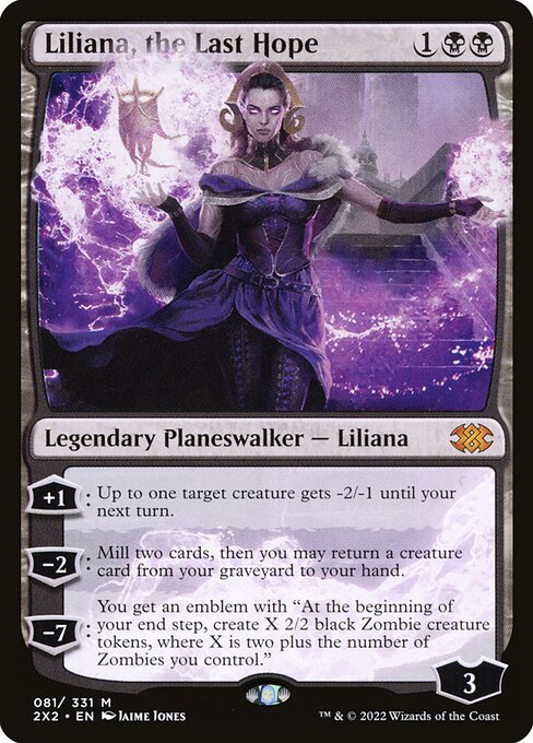 Liliana, the Last Hope (81) - Lightly Played / 2x2