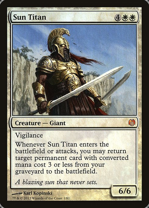 Sun Titan (1) - Foil Moderately Played / ddl