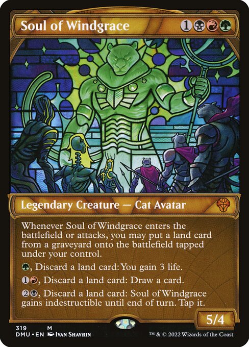 Soul of Windgrace (319) - SHOWCASE - Foil Lightly Played / dmu