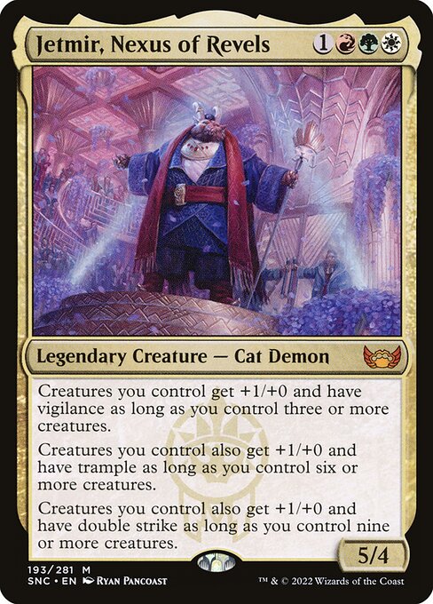 Jetmir, Nexus of Revels (193) - Foil Moderately Played / snc