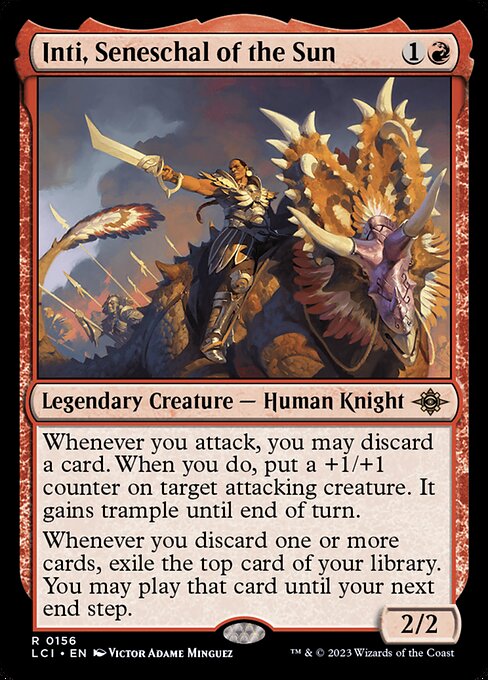 Inti, Seneschal of the Sun (156) - Lightly Played / lci