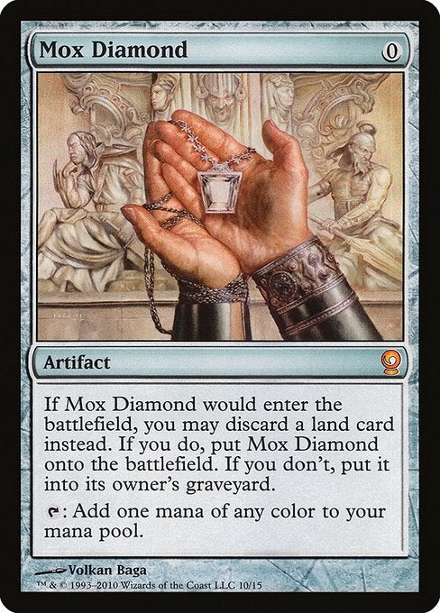 Mox Diamond (10) - Foil Lightly Played / v10