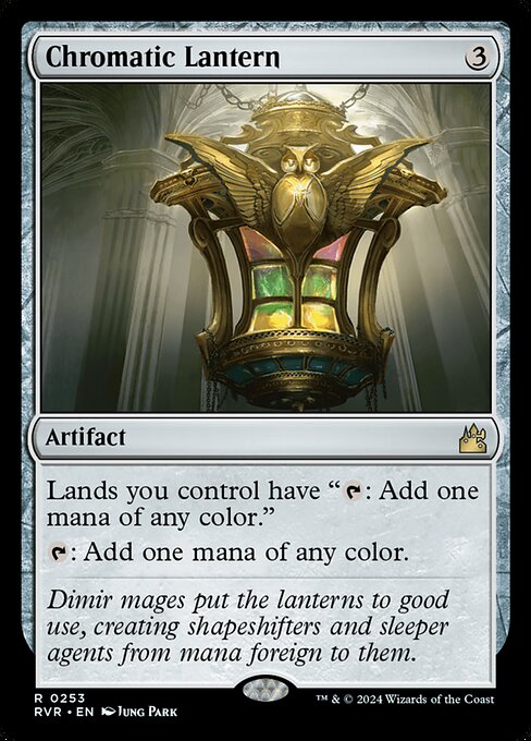 Chromatic Lantern (253) - Foil Lightly Played / rvr