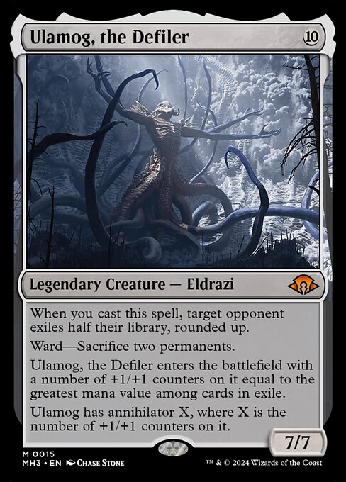 Ulamog, the Defiler (15) - FULL ART - Lightly Played / mh3