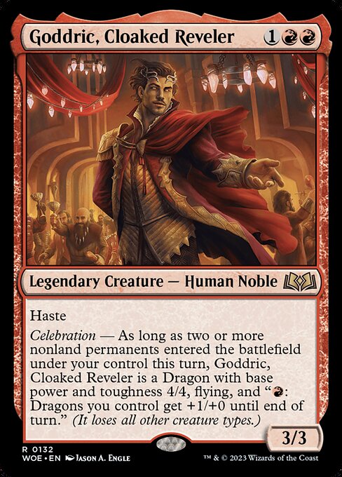 Goddric, Cloaked Reveler (132) - Lightly Played / woe